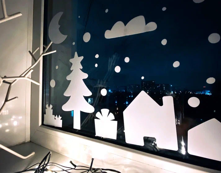 Многоразовые стикеры на окна MagicTime